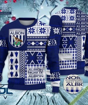 West Bromwich Albion Ugly Christmas Sweater, Christmas Jumper