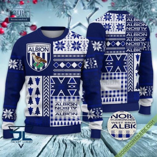 West Bromwich Albion Ugly Christmas Sweater, Christmas Jumper