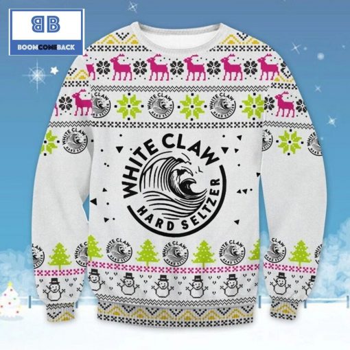 White Claw Hard Seltzer Ugly Christmas Sweater