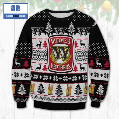 Widmer Brothers All Printed Ugly Christmas Sweater Sweatshirt