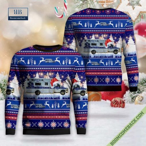 Wisconsin, 860 Albany EMS Ugly Christmas Sweater