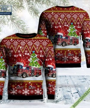 Wisconsin, City of Madison Fire Department Ugly Christmas Sweater