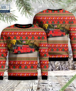 Wisconsin, Pleasant Prairie Fire & Rescue Ugly Christmas Sweater