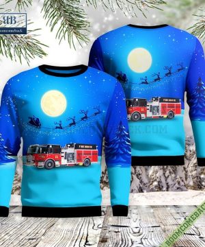 Wisconsin, Strum Unity Fire Department Ugly Christmas Sweater