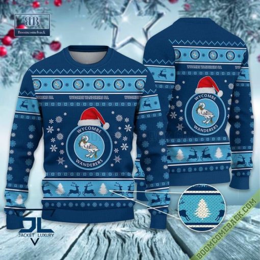 Wycombe Wanderers FC Trending Ugly Christmas Sweater