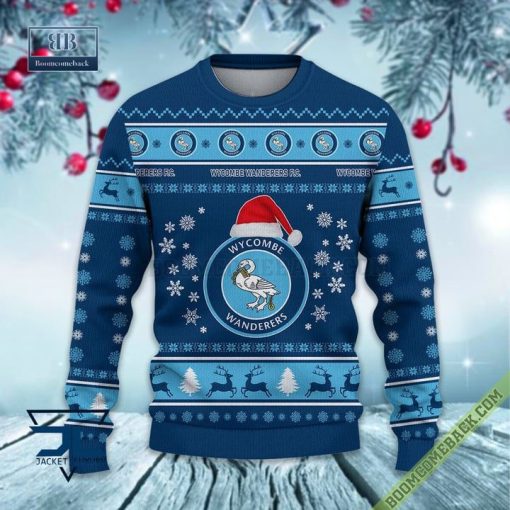 Wycombe Wanderers FC Trending Ugly Christmas Sweater