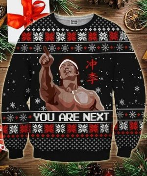 You Are Next 3D Ugly Christmas Sweater