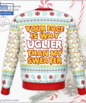 Your Face Is Uglier Than My Sweater Ugly Christmas Sweater