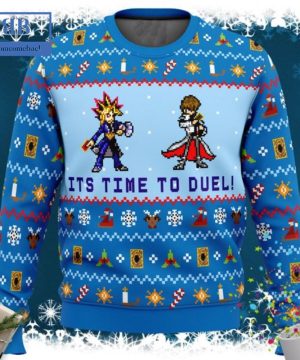 Yu-Gi-Oh It’s Time To Duel Ugly Christmas Sweater