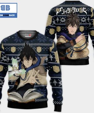 yuno black clover anime ugly christmas sweater 2 Xlaa0