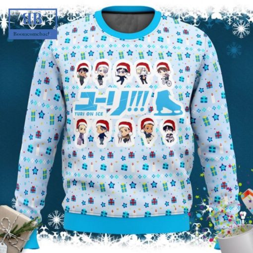 Yuri On Ice Chibi Ugly Christmas Sweater