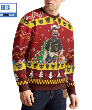 Zora Ideale Black Clover Anime Christmas Custom Knitted 3D Sweater