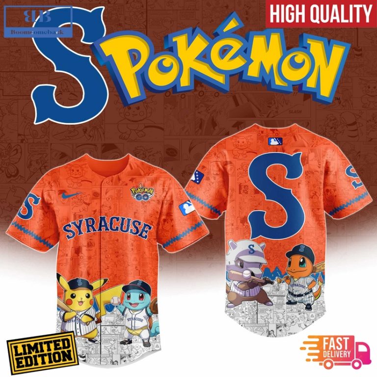 Syracuse Mets x Pokemon Go Baseball Jersey