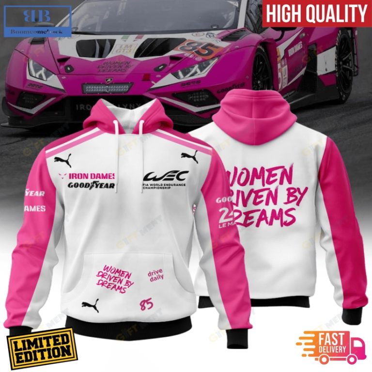 WEC 2025 Iron Dames All Over Print Hoodie