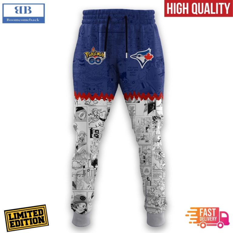 Toronto Blue Jays x Pokémon Go 3D Hoodie Jersey
