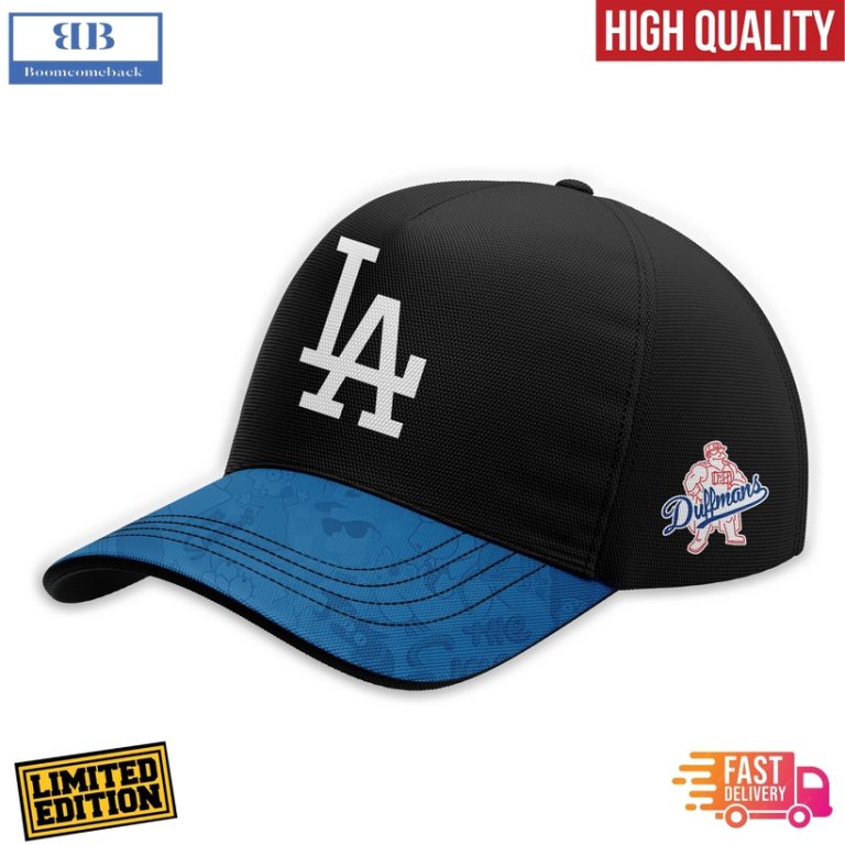 Los Angeles Dodgers Mix The Simpsons Heritage Custom Baseball Jersey