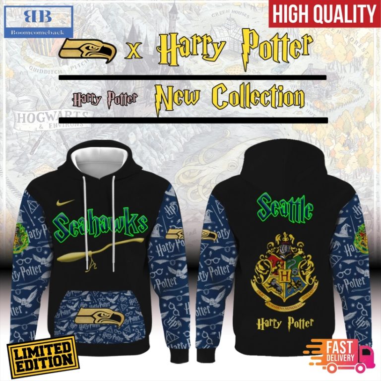 Seattle Seahawks x Harry Potter All Over Print Hoodie