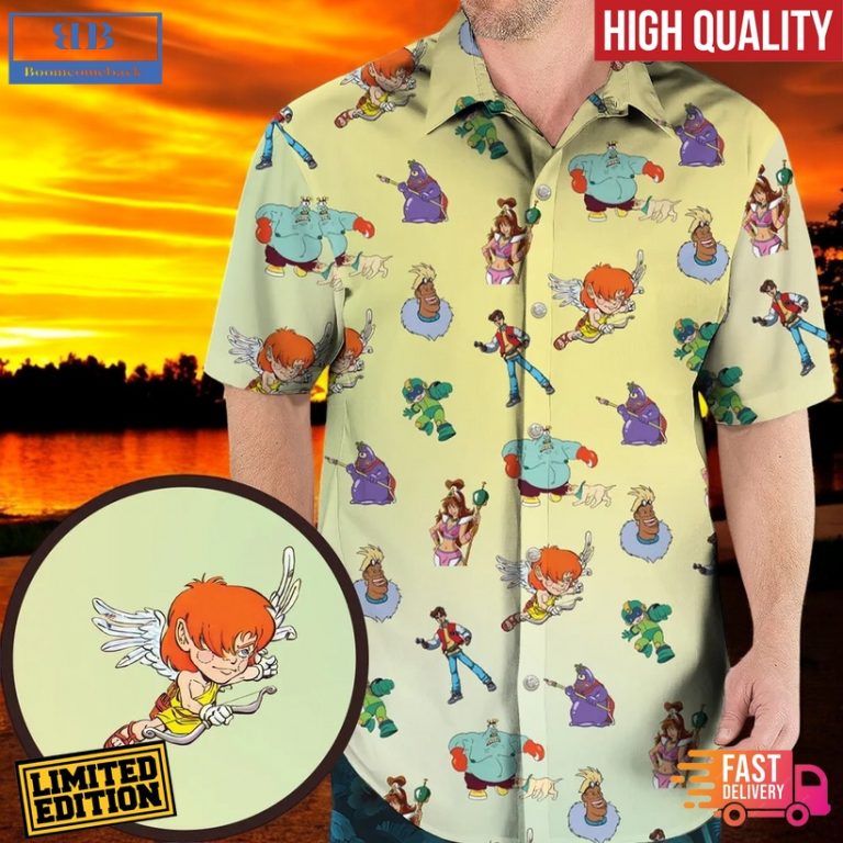 Captain N The Game Master Characters Hawaiian Shirt