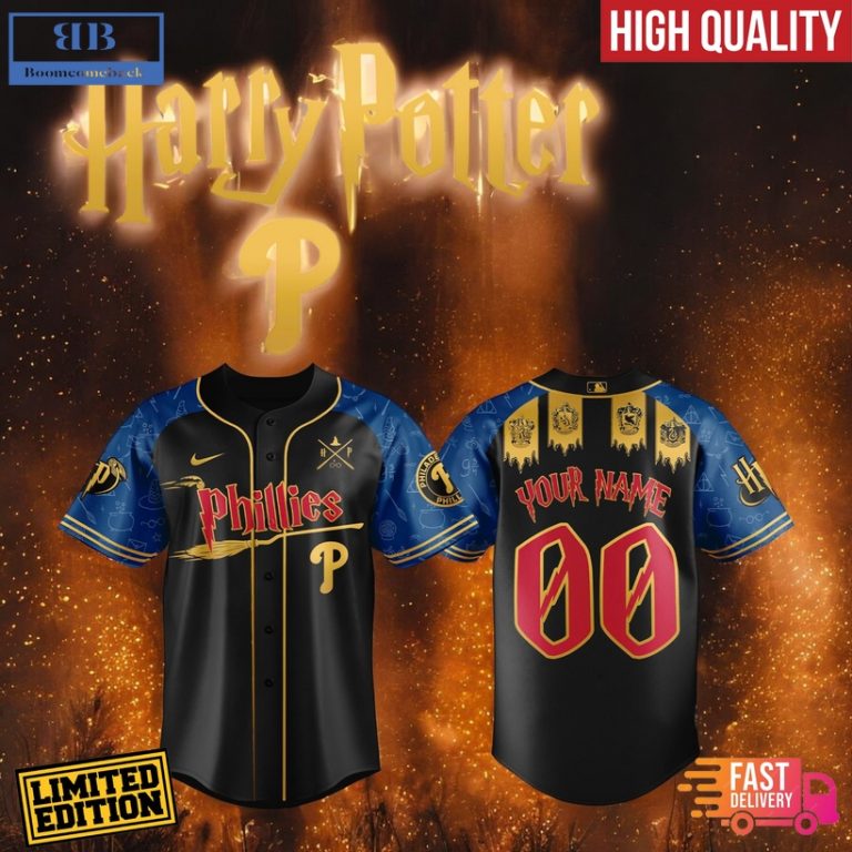 Personalized Philadelphia Phillies Harry Potter Baseball Jersey Shirt
