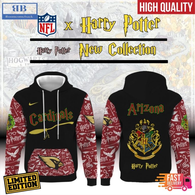 Arizona Cardinals x Harry Potter All Over Print Hoodie