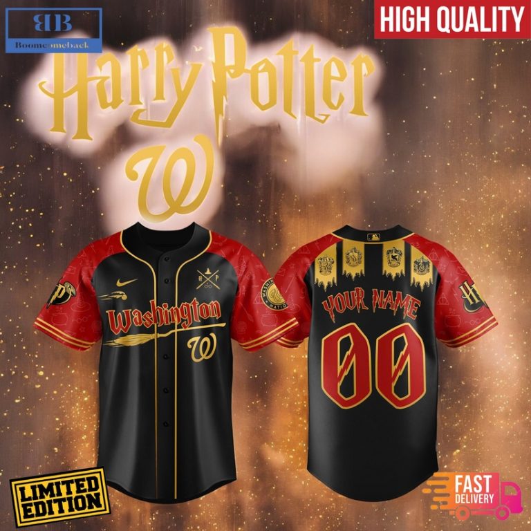 Personalized Washington Nationals Harry Potter Baseball Jersey Shirt