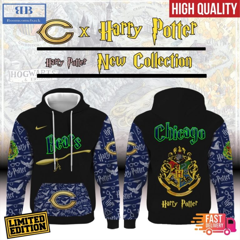 Chicago Bears x Harry Potter All Over Print Hoodie