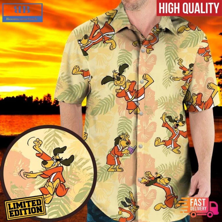 Kung Fu Dog Hong Kong Phooey Hawaiian Shirt
