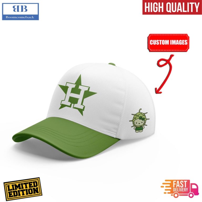 Houston Astros x 32 Algae Hello Kitty Baseball Jersey And Cap