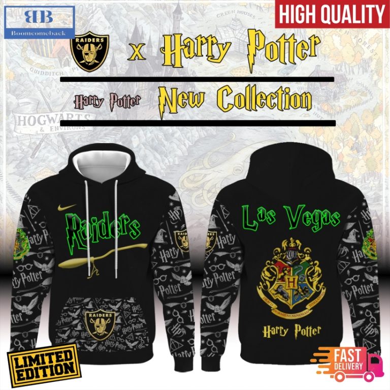 Las Vegas Raiders x Harry Potter All Over Print Hoodie