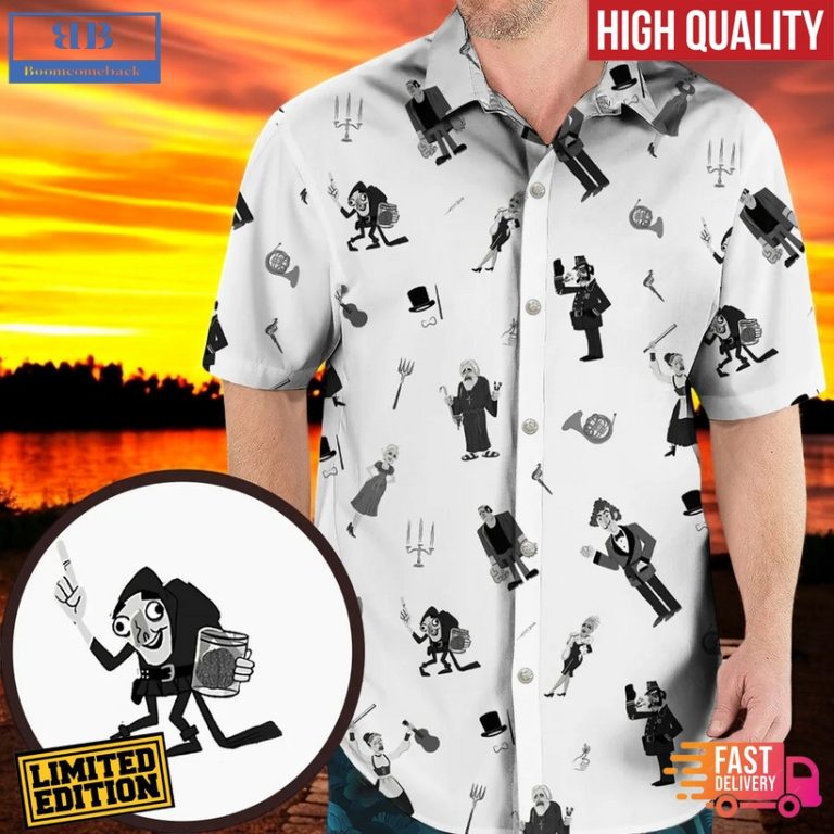 Frankenstein Characters Short Sleeve Hawaiian Shirt