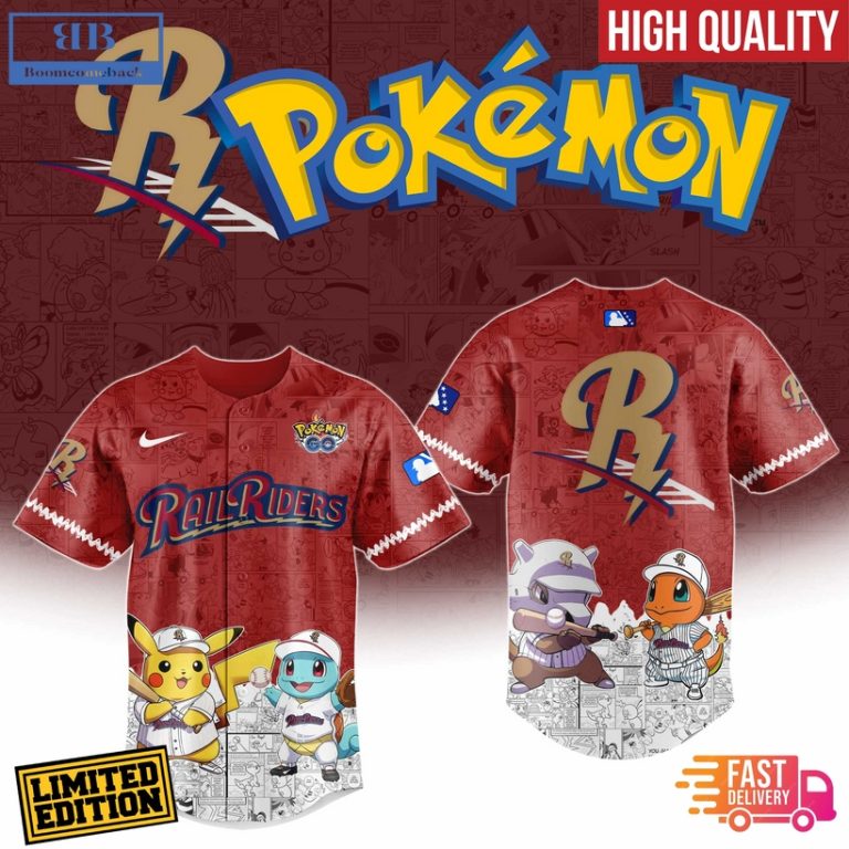 SWB RailRiders x Pokemon Go Baseball Jersey