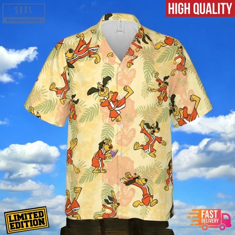 Kung Fu Dog Hong Kong Phooey Hawaiian Shirt