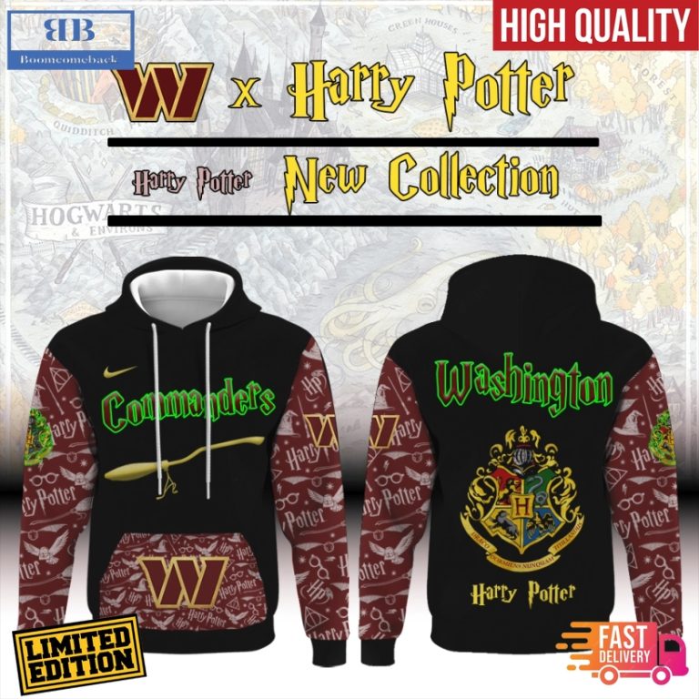 Washington Commanders x Harry Potter All Over Print Hoodie