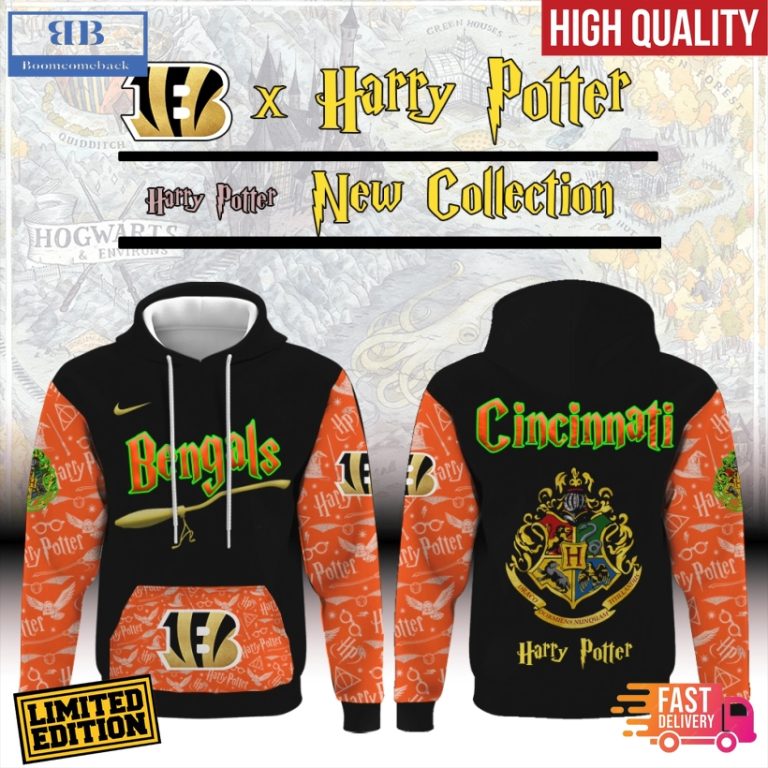 Cincinnati Bengals x Harry Potter All Over Print Hoodie