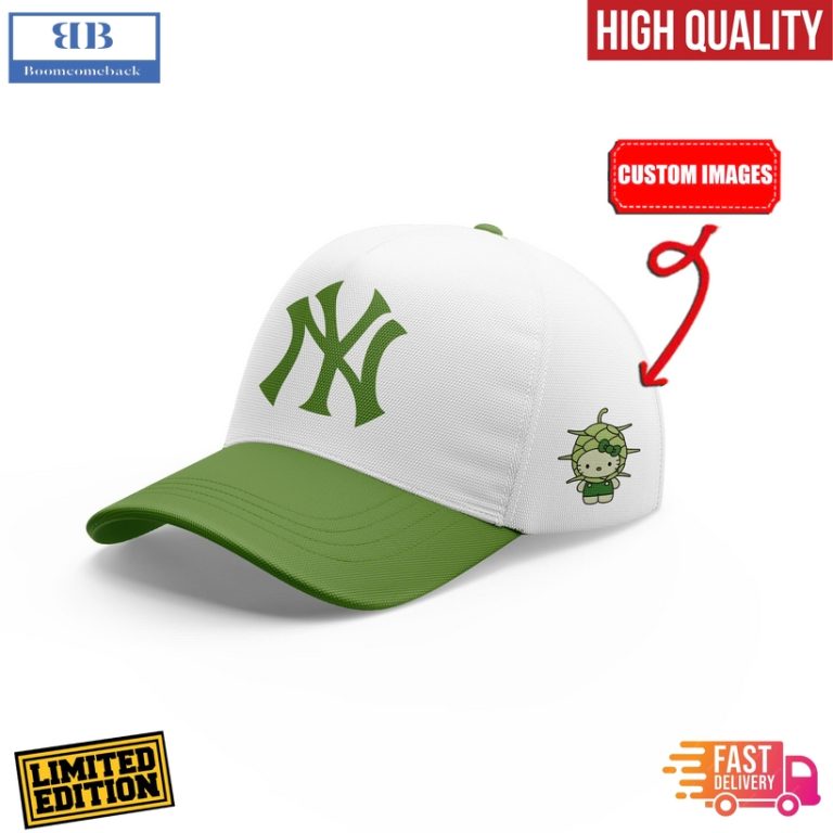 New York Yankees x 32 Algae Hello Kitty Baseball Jersey And Cap