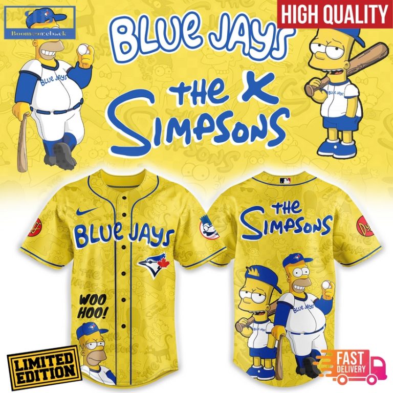 Toronto Blue Jays x The Simpsons Premium Baseball Jersey