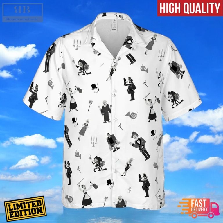 Frankenstein Characters Short Sleeve Hawaiian Shirt