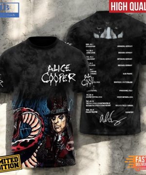 Alice Cooper All Over Print 3D T-Shirt