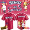 Atlanta Braves x 32 Algae Hello Kitty Baseball Jersey And Cap