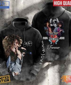 Bon Jovi Forever All Over Print Hoodie