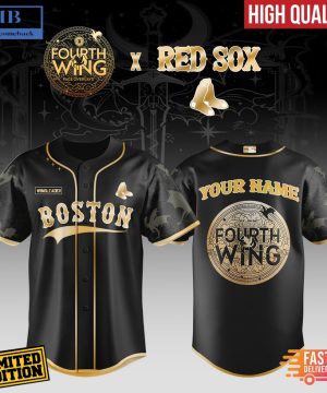 Boston Red Sox x Fourth Wing Baseball Jersey