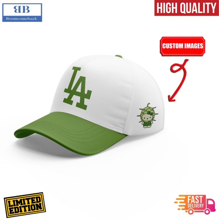 Los Angeles Dodgers x 32 Algae Hello Kitty Baseball Jersey And Cap