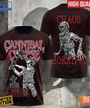 Cannibal Corpse Chaos Horrific 3D Hoodie T-Shirt