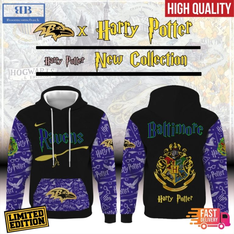 Baltimore Ravens x Harry Potter All Over Print Hoodie