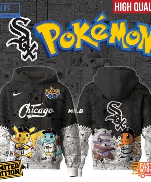 Chicago White Sox x Pokémon Go 3D Hoodie Jersey