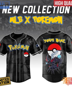 Darkrai Pokemon x MLB Custom Baseball Jersey