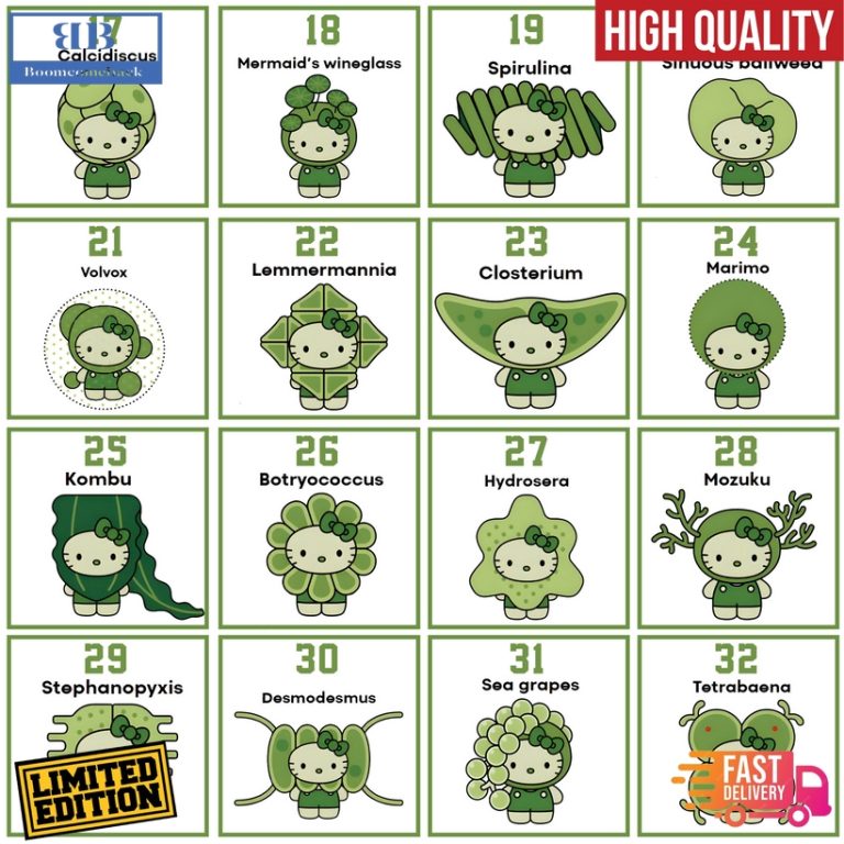 Los Angeles Dodgers x 32 Algae Hello Kitty Baseball Jersey And Cap