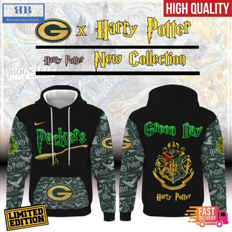 Green Bay Packers x Harry Potter All Over Print Hoodie