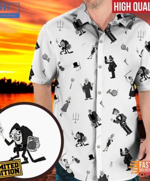 Frankenstein Characters Short Sleeve Hawaiian Shirt