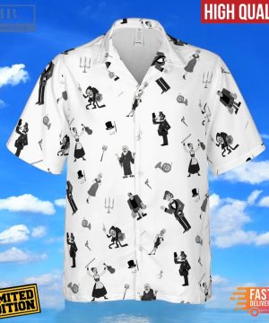 Frankenstein Characters Short Sleeve Hawaiian Shirt